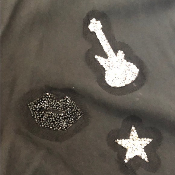 Zara silk like blouse with sequin appliqué - Picture 3 of 4